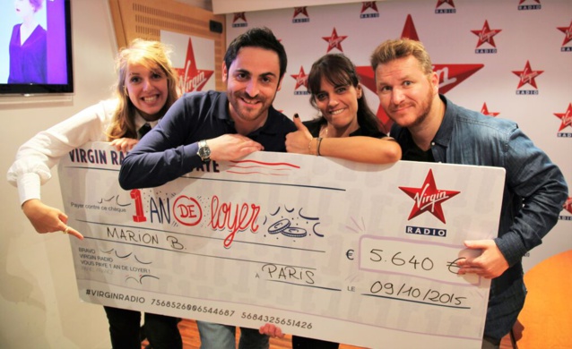 Virgin Radio : 4 auditeurs ont gagné 1 an de loyer