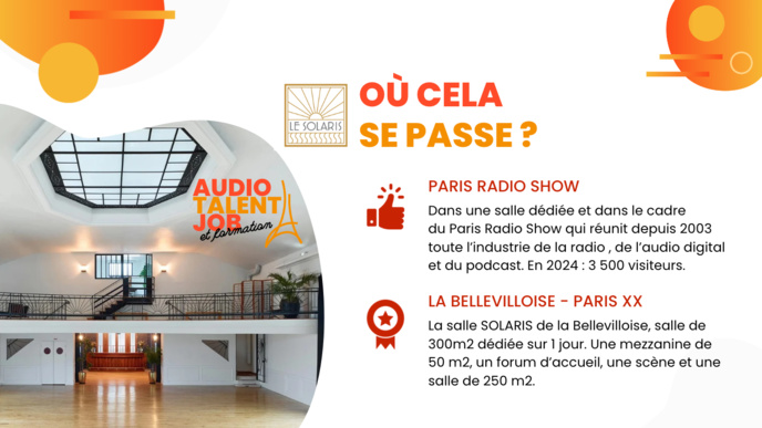 Vous recrutez dans le secteur audio ? Rendez-vous à l’Audio Talent Job ! Vous recrutez dans le secteur audio ? Rendez-vous à l’Audio Talent Job !