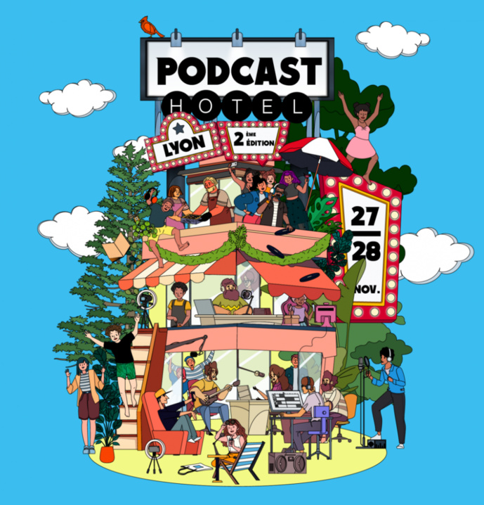 Lyon célèbre l’audio avec "Podcast Hotel" Lyon célèbre l’audio avec "Podcast Hotel"
