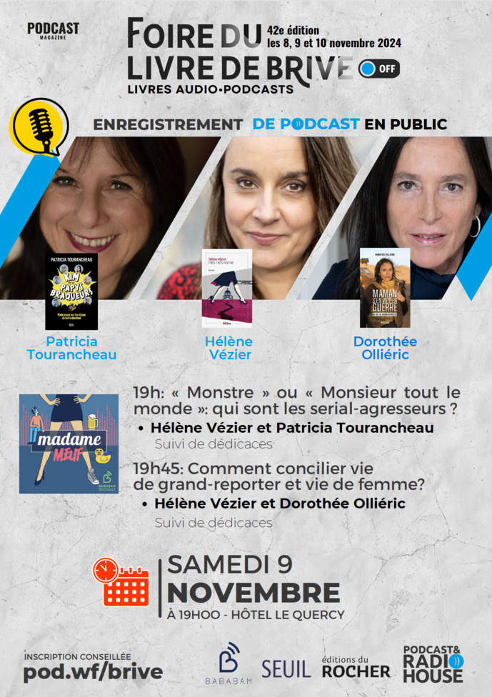 Des livres audio et des podcasts à la Foire du livre à Brive Des livres audio et des podcasts à la Foire du livre à Brive