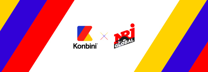 Konbini noue un nouveau partenariat avec NRJ Global