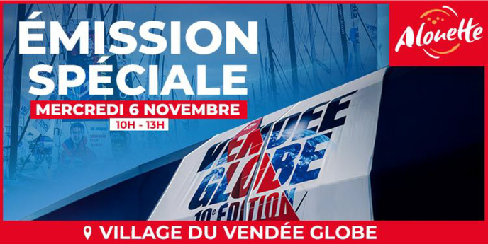 Alouette en direct du Village du Vendée Globe Alouette en direct du Village du Vendée Globe