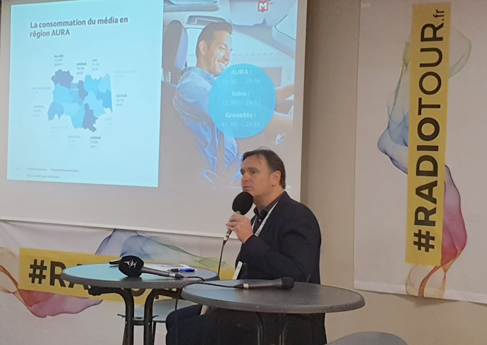 Comme à son habitude, pour poser les bases de cette nouvelle étape du RadioTour, Guy Detrousselle a procédé à une anlayse des audiences de la radio en en Auvergne-Rhône-Alpes