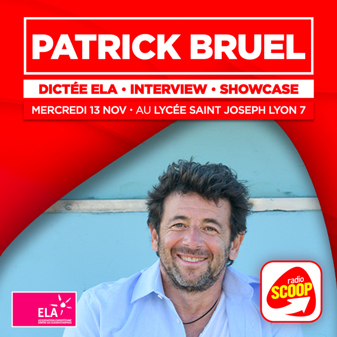 Patrick Bruel bientôt à Lyon avec Radio Scoop Patrick Bruel bientôt à Lyon avec Radio Scoop