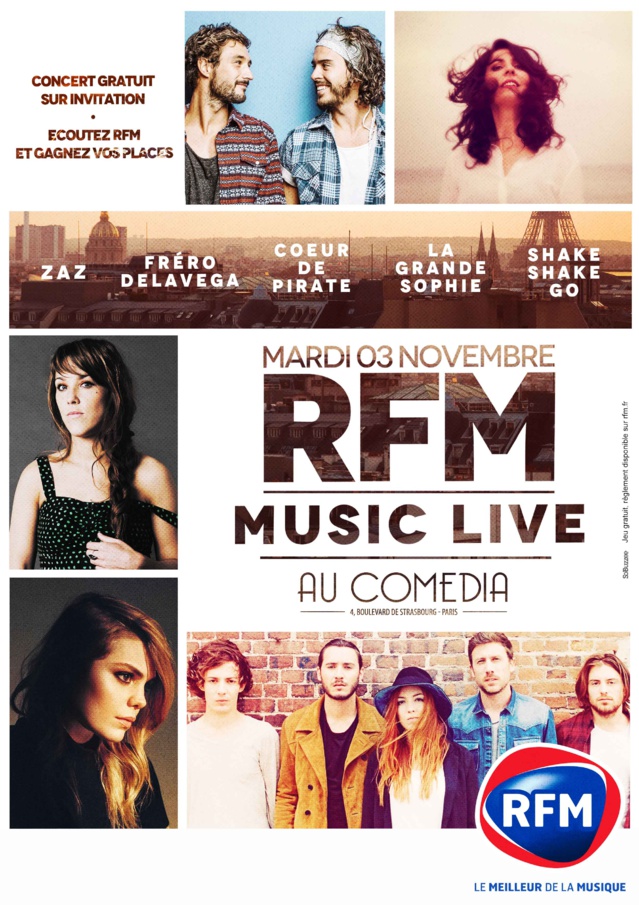 RFM organise un nouvel RFM Music Live