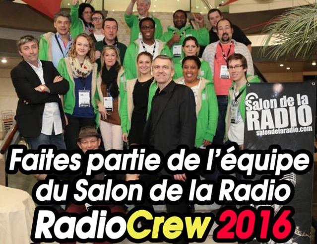 Faites partie du Radio Crew 2016 Faites partie du Radio Crew 2016