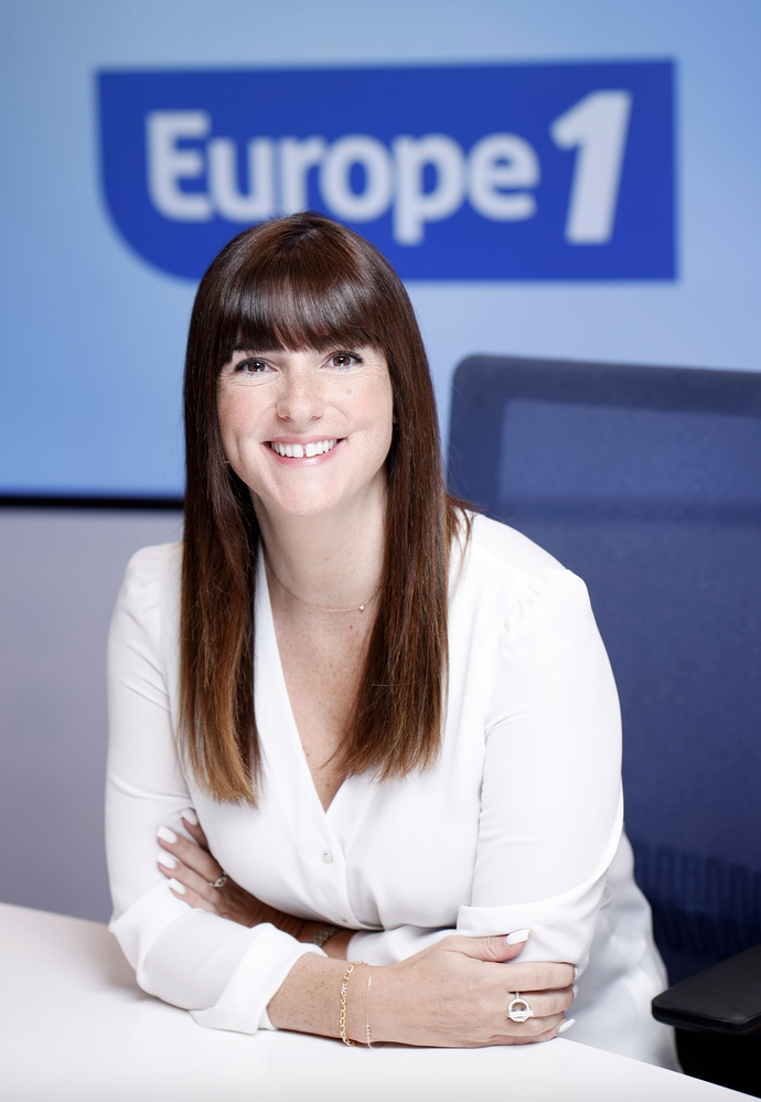 À 37 ans et jeune maman, Marion Gagnot devient meneuse de jeu sur Europe 1. © Capa Pictures - Pierre Olivier / Europe 1.