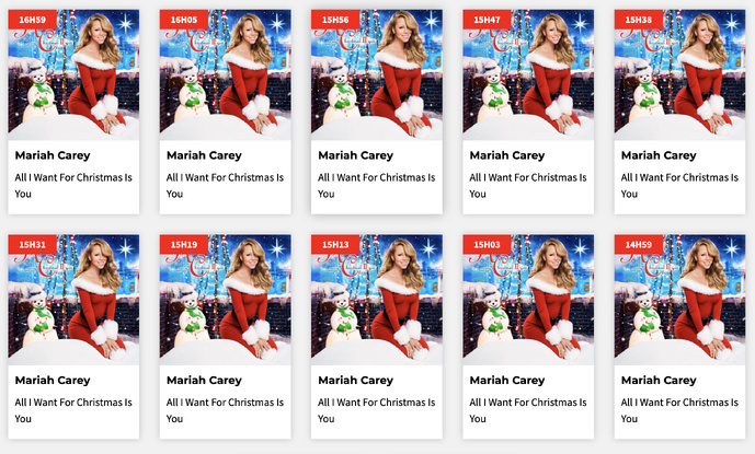 NRJ Belgique a diffusé en boucle la même chanson pendant 24 heures