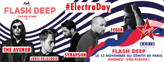 Ce vendredi, c'est #ElectroDay sur Virgin Radio Ce vendredi, c'est #ElectroDay sur Virgin Radio