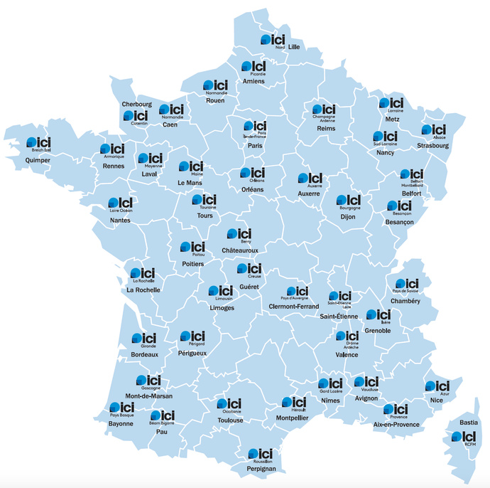 Ce lundi matin, France Bleu est devenue "Ici" Ce lundi matin, France Bleu est devenue "Ici"