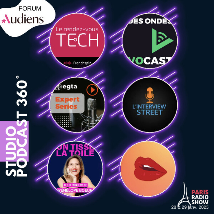 Un studio d’enregistrement au cœur du Paris Radio Show 2025 Un studio d’enregistrement au cœur du Paris Radio Show 2025