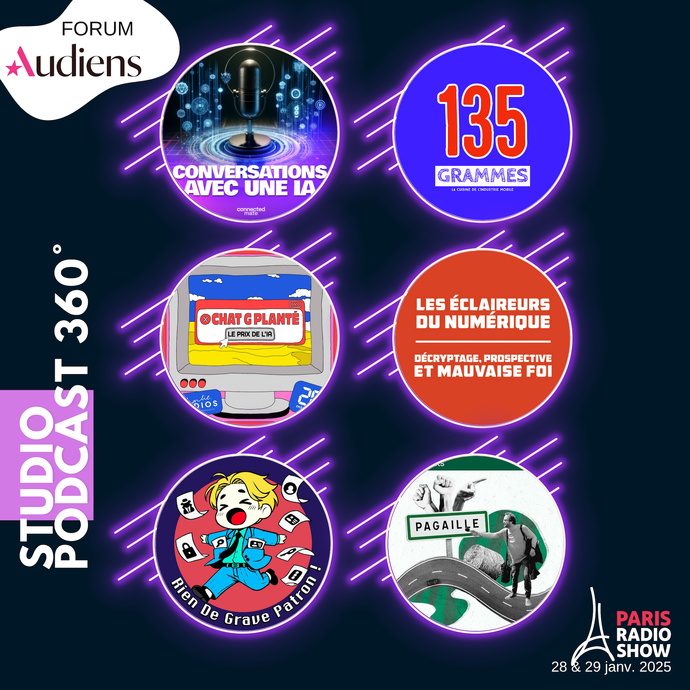 Un studio d’enregistrement au cœur du Paris Radio Show 2025 Un studio d’enregistrement au cœur du Paris Radio Show 2025