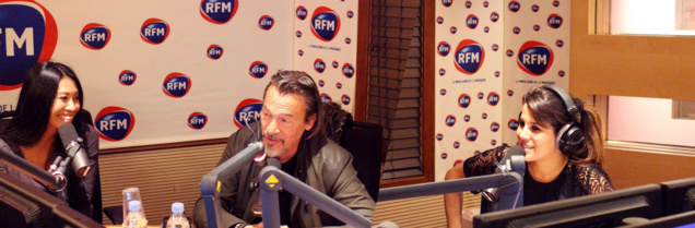 Karine Ferri reçoit Florent Pagny et Anggun