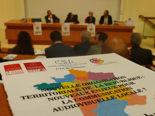 Les opérateurs radiophoniques de la future région étaient rassemblés à l'université de Toulouse 1 Capitole le 29 octobre. © Hervé Marchais