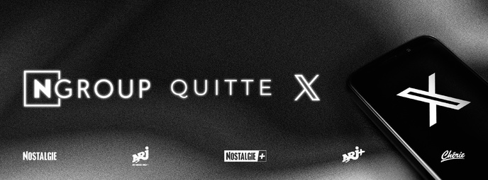 Les radios de NGroup quittent le réseau social X