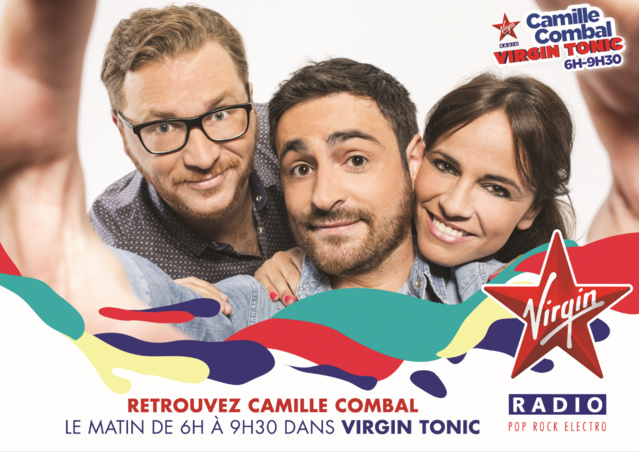 L'équipe de Virgin Tonic avec Camille Combal sur Virgin Radio © Renaud Corlouer L'équipe de Virgin Tonic avec Camille Combal sur Virgin Radio © Renaud Corlouer