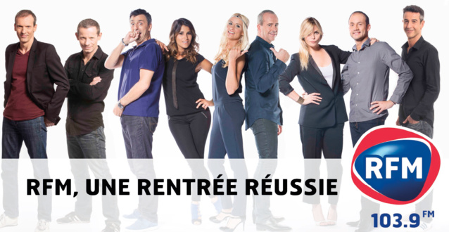 Rentrée réussie pour RFM à Paris Rentrée réussie pour RFM à Paris