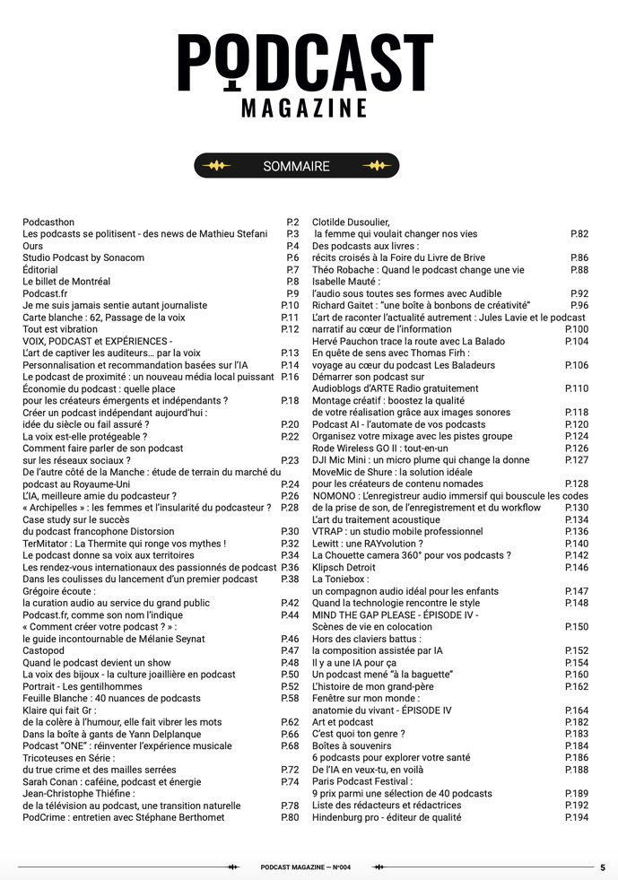 Tout l’univers du podcast avec le nouveau numéro de Podcast Magazine Tout l’univers du podcast avec le nouveau numéro de Podcast Magazine
