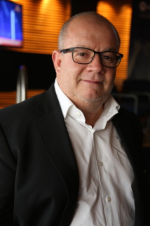 "Je suis un vrai passionné du commentaire sportif." © Serge Surpin "Je suis un vrai passionné du commentaire sportif." © Serge Surpin