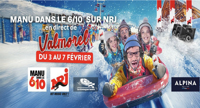 "Manu dans le 6/10" prend de l’altitude en direct de Valmorel "Manu dans le 6/10" prend de l’altitude en direct de Valmorel