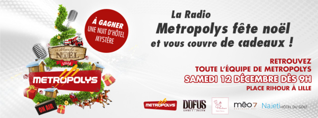 Lille : la radio Metropolys célèbre Noël Lille : la radio Metropolys célèbre Noël