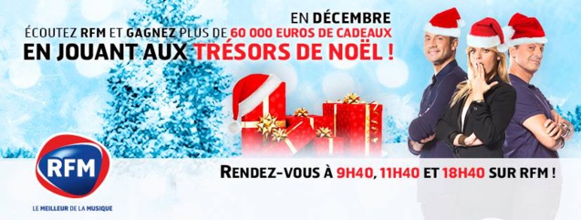 60 000 euros de cadeaux à gagner sur RFM 60 000 euros de cadeaux à gagner sur RFM