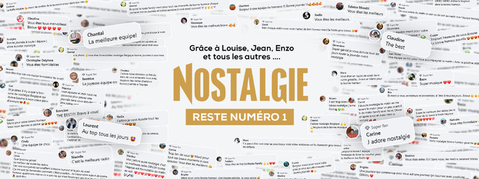 Pour la 7e année consécutive, Nostalgie reste la radio préférée des Belges francophones