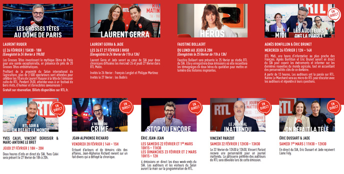 RTL en immersion au Salon de l’Agriculture RTL en immersion au Salon de l’Agriculture