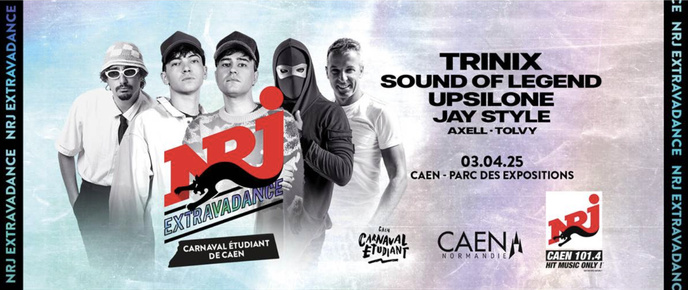 NRJ Extravadance enflamme le Carnaval Étudiant de Caen NRJ Extravadance enflamme le Carnaval Étudiant de Caen