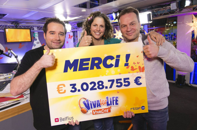 Record battu pour la 3e édition de Viva for Life: plus de 3 millions d'euros récoltés © Martin Godfroid