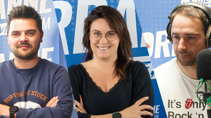 Les trois associés salariés de la SCOP Jordanne FM, de gauche à droite : Rémy Combelles, Sophie Fritsch et Guillaume Tilly. © Jordannefm.