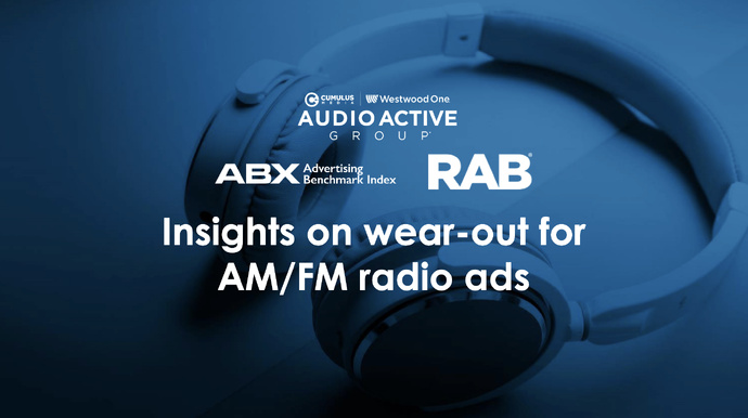 L'usure publicitaire radio est rare, selon l'étude ABX