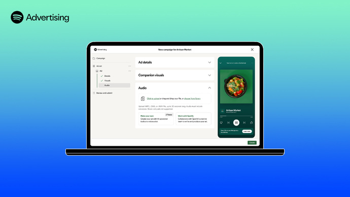 Spotify muscle sa plateforme publicitaire
