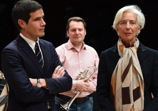 Mathieu Gallet et Christine Lagarde © Christophe Abramowitz / Radio France Mathieu Gallet et Christine Lagarde © Christophe Abramowitz / Radio France