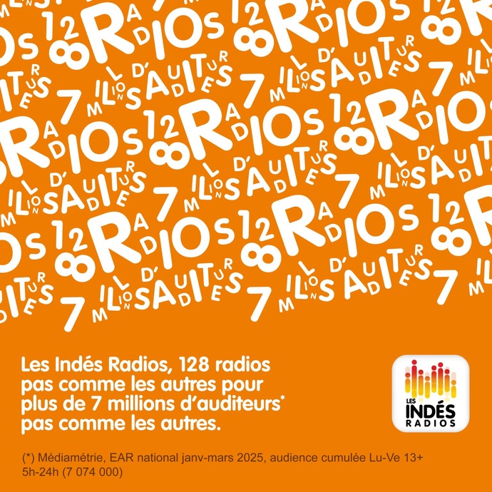 7 millions d’auditeurs quotidiens pour Les Indés Radios 7 millions d’auditeurs quotidiens pour Les Indés Radios