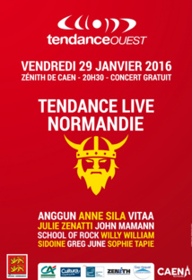 Tendance Live par Tendance Ouest le 29 janvier