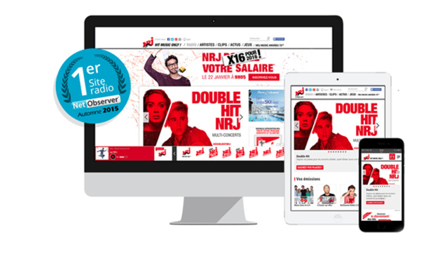 Pour la 2e année consécutive, NRJ.fr est le site radio préféré des Français Pour la 2e année consécutive, NRJ.fr est le site radio préféré des Français