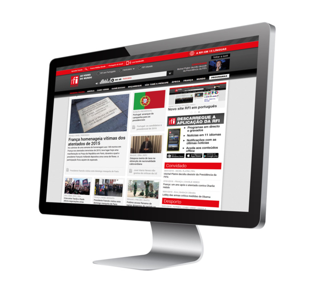 RFI en portugais lance son nouveau site