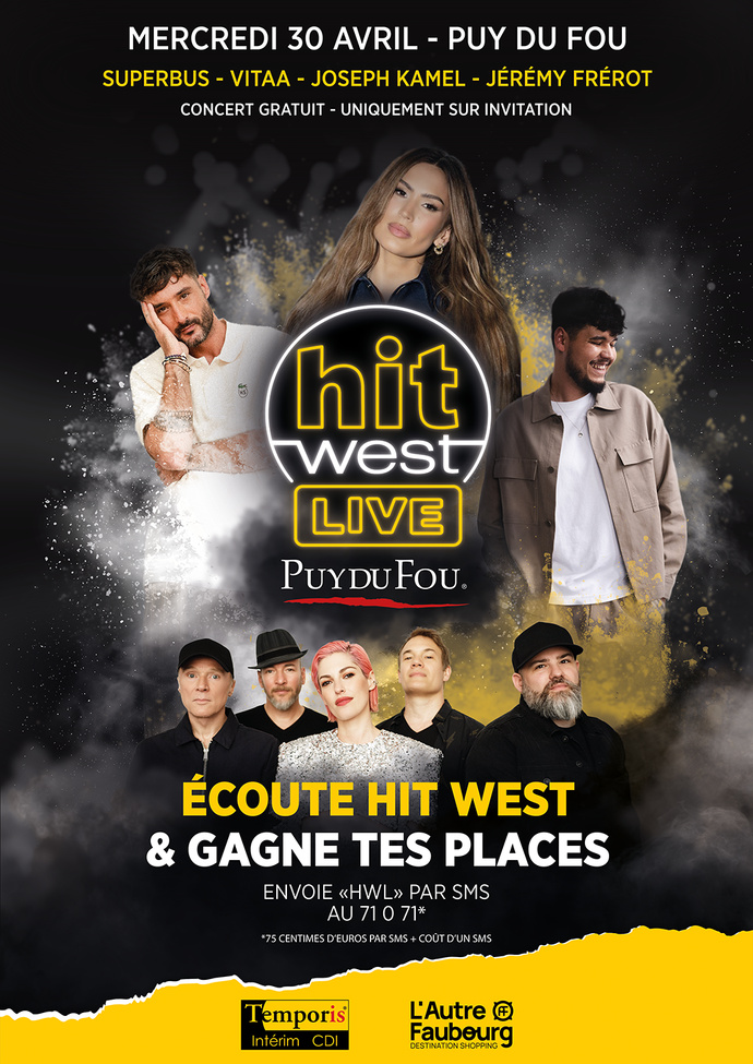 Le Puy du Fou choisit Hit West pour lancer son spectacle "L’Épée du roi Arthur" Le Puy du Fou choisit Hit West pour lancer son spectacle "L’Épée du roi Arthur"