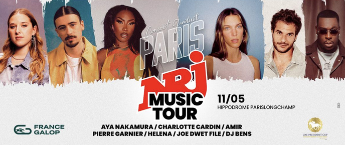 NRJ installe son Music Tour à l’Hippodrome ParisLongchamp NRJ installe son Music Tour à l’Hippodrome ParisLongchamp
