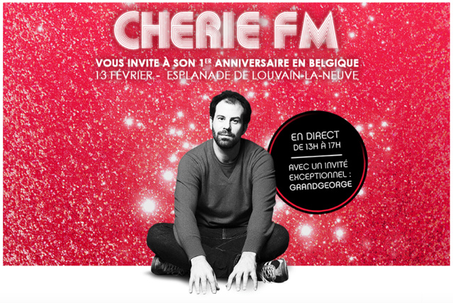 Chérie FM fête son premier anniversaire en Belgique Chérie FM fête son premier anniversaire en Belgique