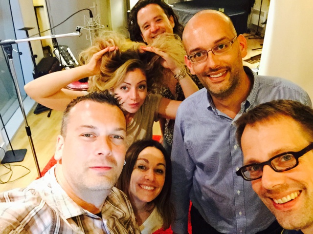 David Tartar (à gauche) et l'équipe de Reelworld