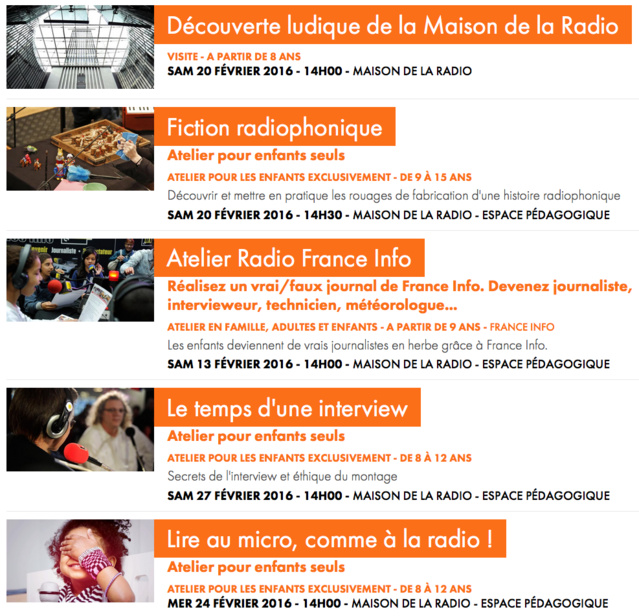 Vacances ludiques à la Maison de la Radio Vacances ludiques à la Maison de la Radio