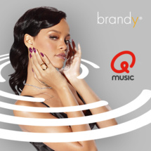 Brandy signe le nouvel habillage de Qmusic