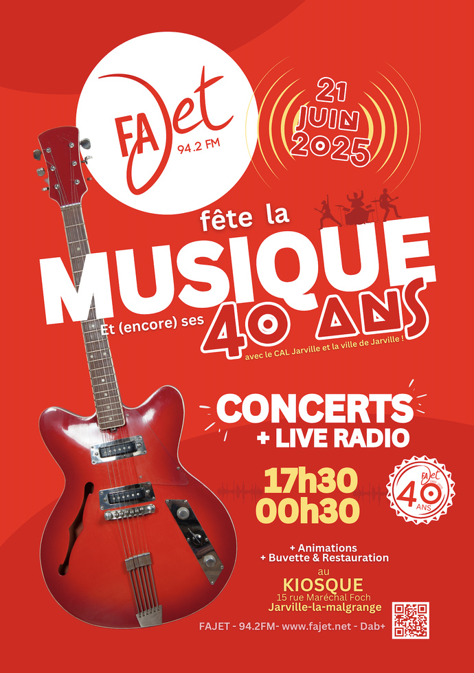 Radio Fajet célèbre 40 ans de radio en musique à Nancy Radio Fajet célèbre 40 ans de radio en musique à Nancy