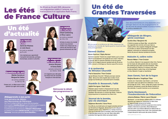 Un été sans rupture de ton pour France Culture Un été sans rupture de ton pour France Culture