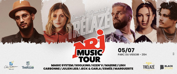 Le NRJ Music Tour revient avec un passage à Trélazé Le NRJ Music Tour revient avec un passage à Trélazé