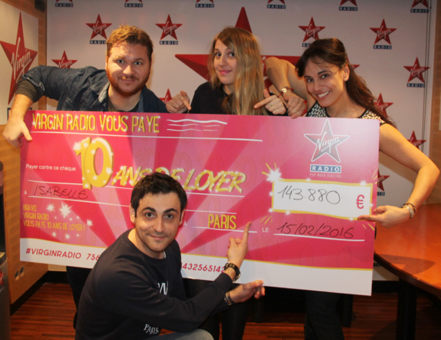 143 880 euros gagnés sur Virgin Radio 143 880 euros gagnés sur Virgin Radio