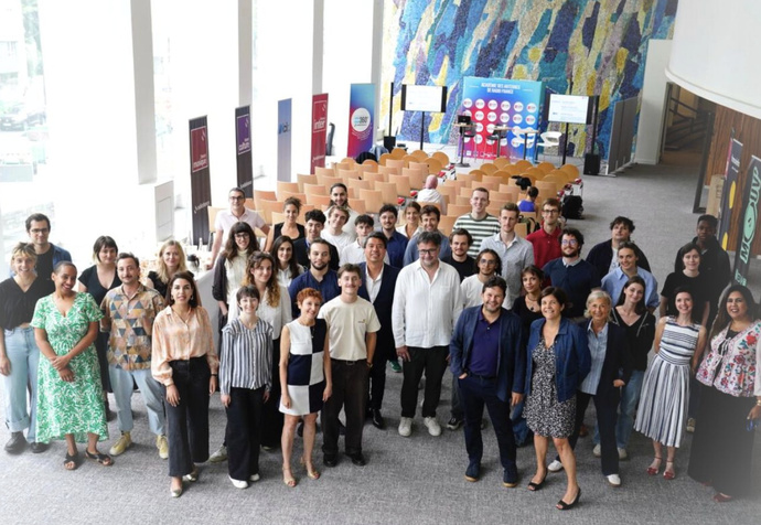 Les 35 lauréats de la 5ᵉ promotion de l’Académie des antennes de Radio France. Une immersion estivale sur les chaînes nationales et locales du groupe © Radio France