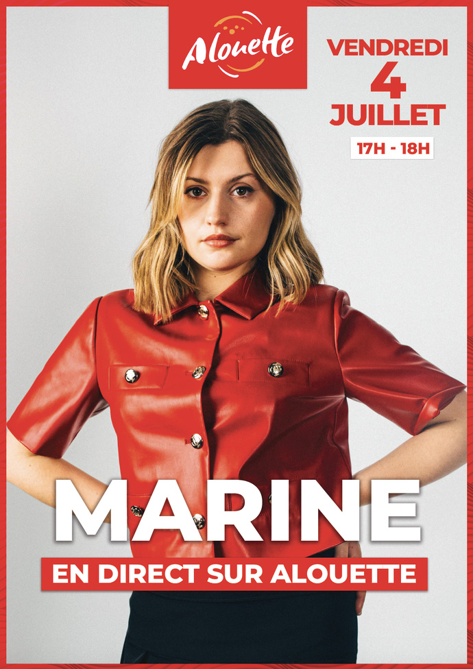 Marine partage ses projets et sa tournée sur Alouette